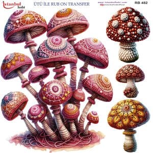 Ütü İle Rub On Transfer 30x30cm RB482