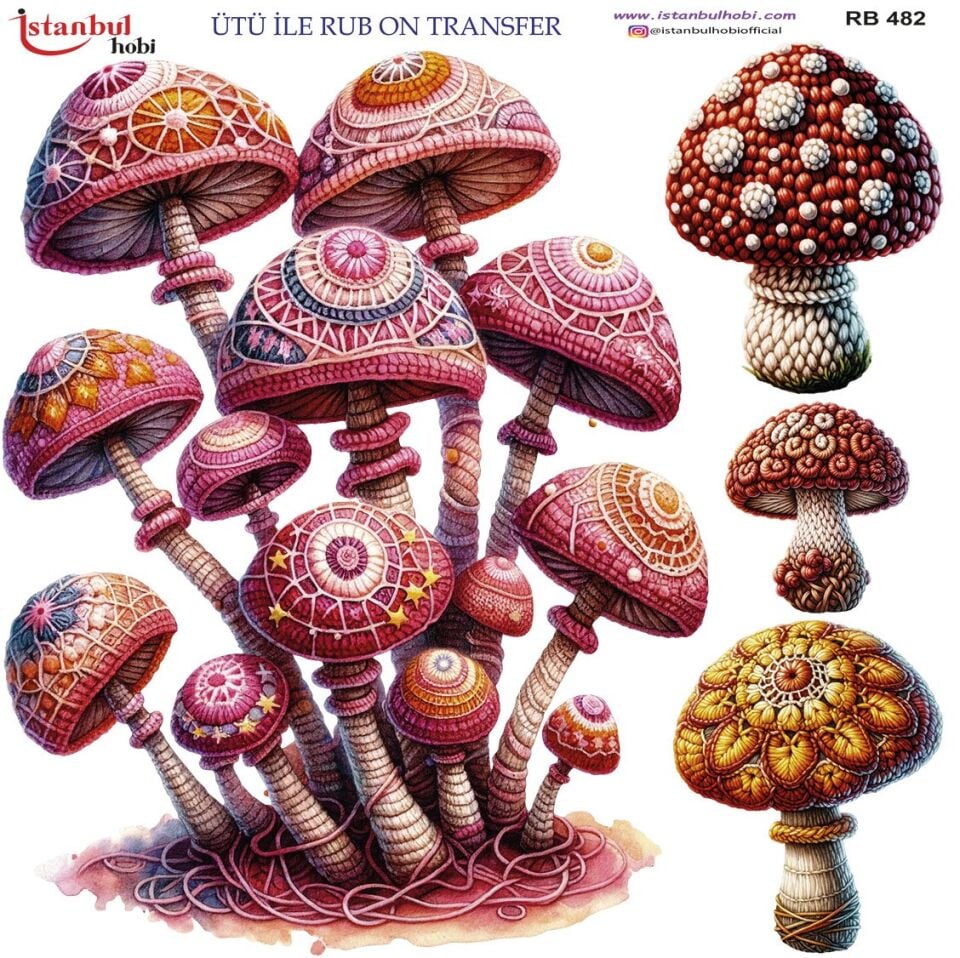 Ütü İle Rub On Transfer 30x30cm RB482