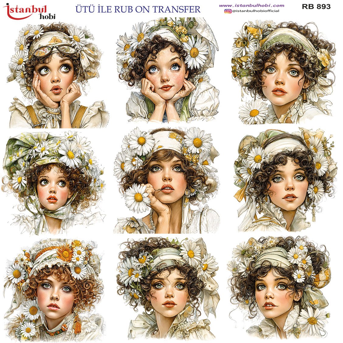 Ütü İle Rub On Transfer 30x30cm RB893