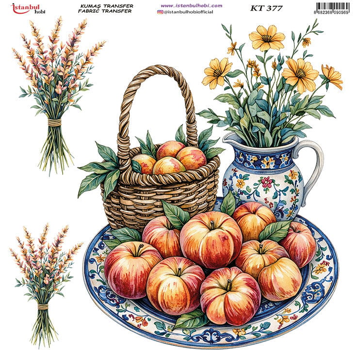Kumaş Transfer Kağıdı 20x20cm KT-377