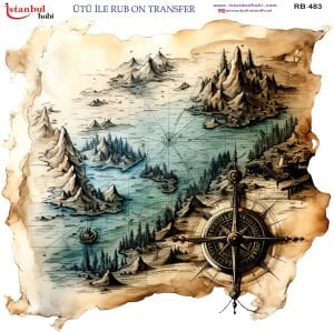 Ütü İle Rub On Transfer 30x30cm RB483