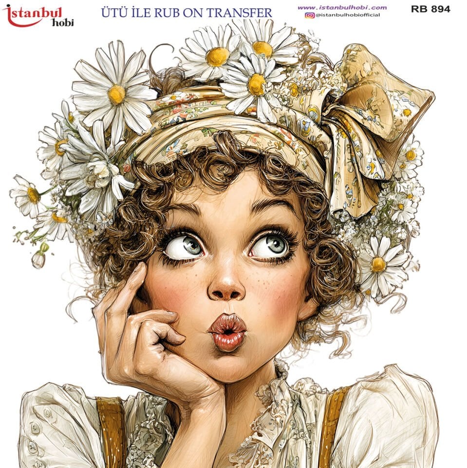 Ütü İle Rub On Transfer 30x30cm RB894