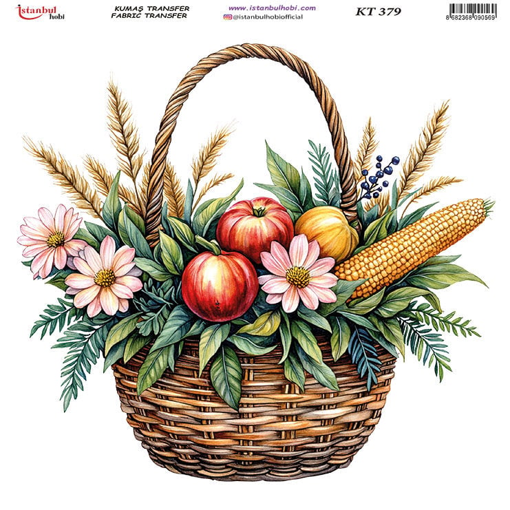 Kumaş Transfer Kağıdı 20x20cm KT-379