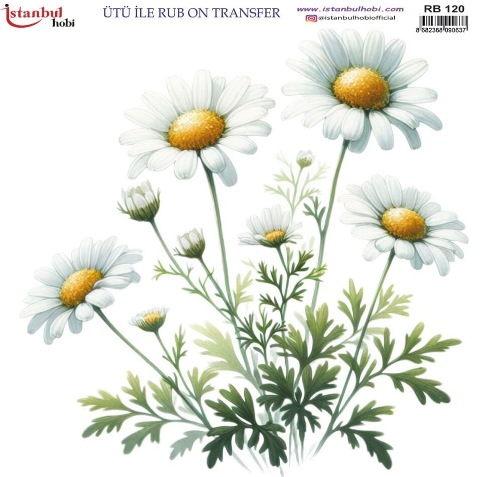 Ütü İle Rub On Transfer 30x30cm RB120