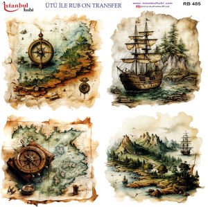 Ütü İle Rub On Transfer 30x30cm RB485