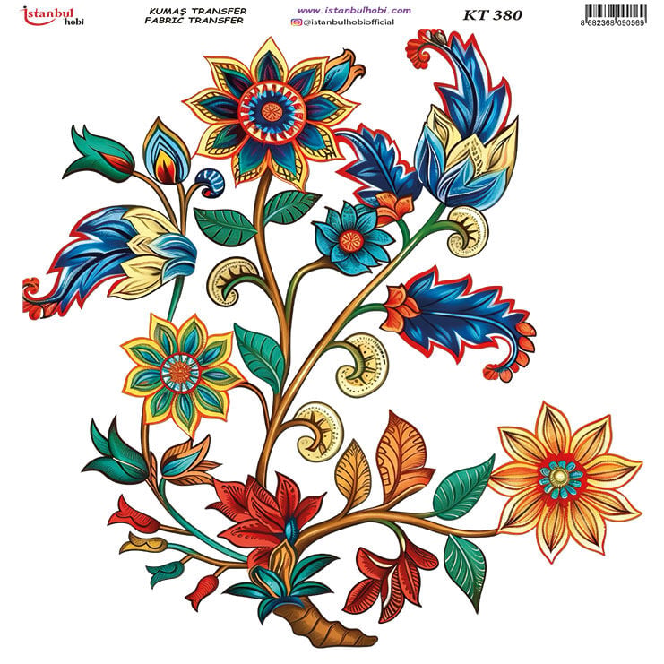 Kumaş Transfer Kağıdı 20x20cm KT-380