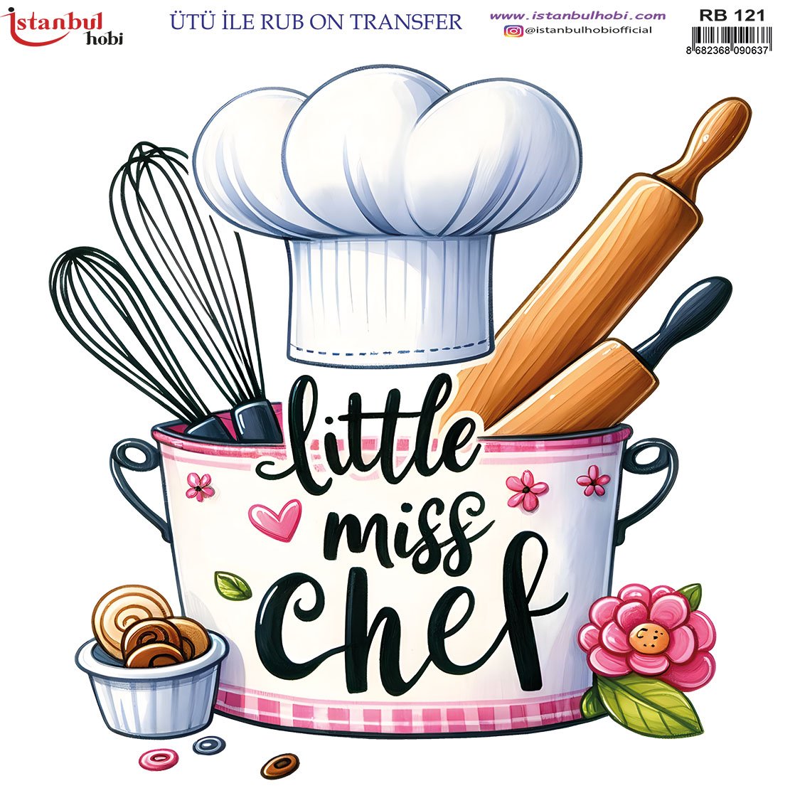 Ütü İle Rub On Transfer 30x30cm RB121