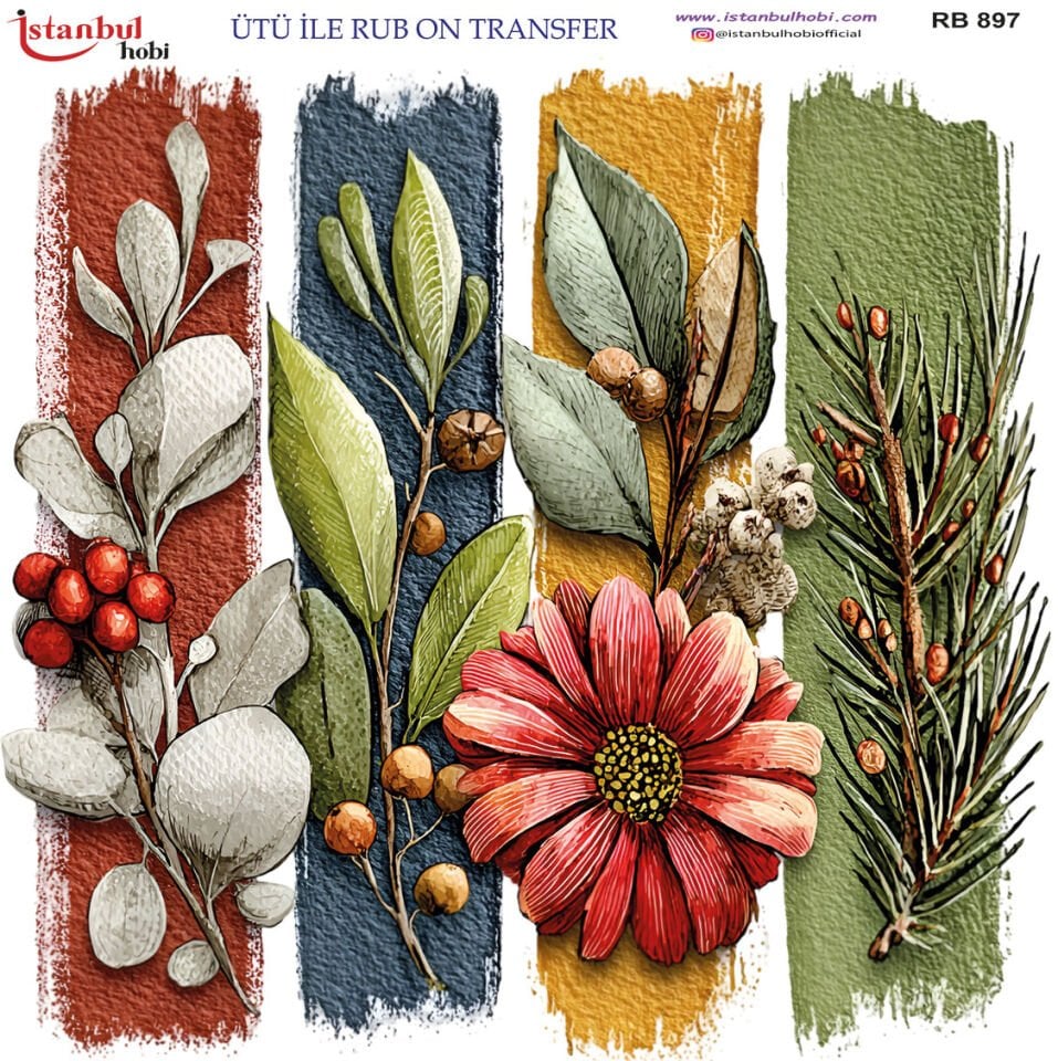 Ütü İle Rub On Transfer 30x30cm RB897