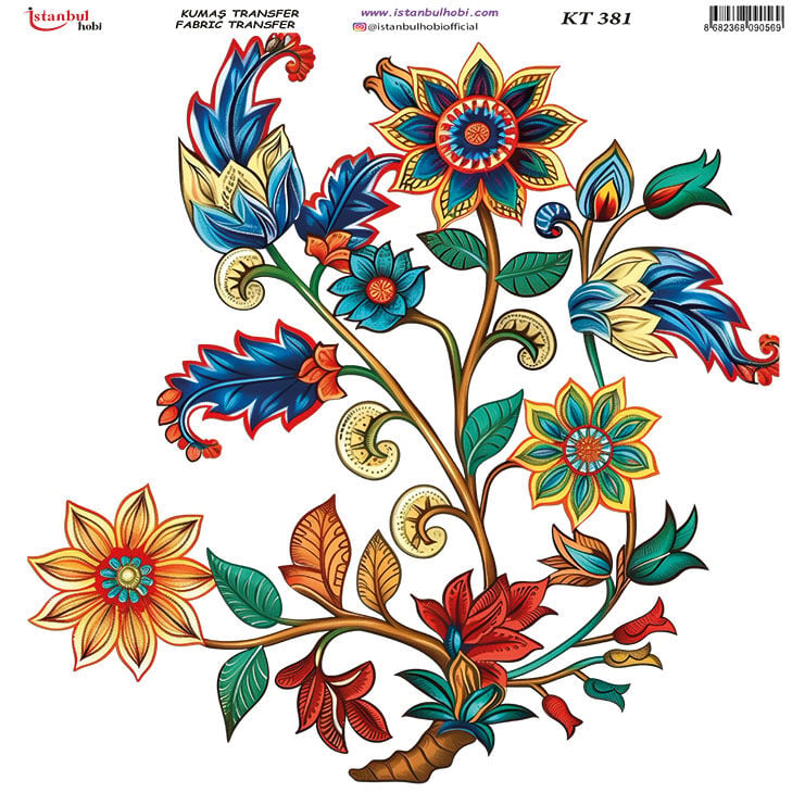 Kumaş Transfer Kağıdı 20x20cm KT-381