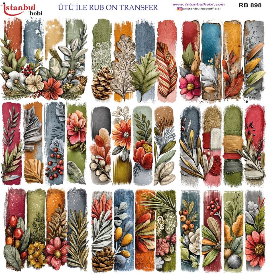 Ütü İle Rub On Transfer 30x30cm RB898