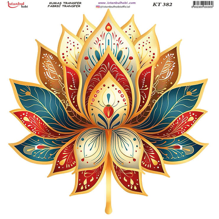 Kumaş Transfer Kağıdı 20x20cm KT-382