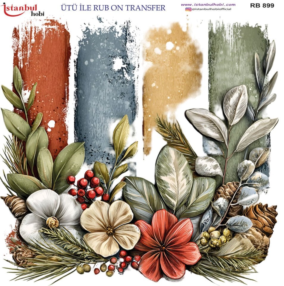 Ütü İle Rub On Transfer 30x30cm RB899