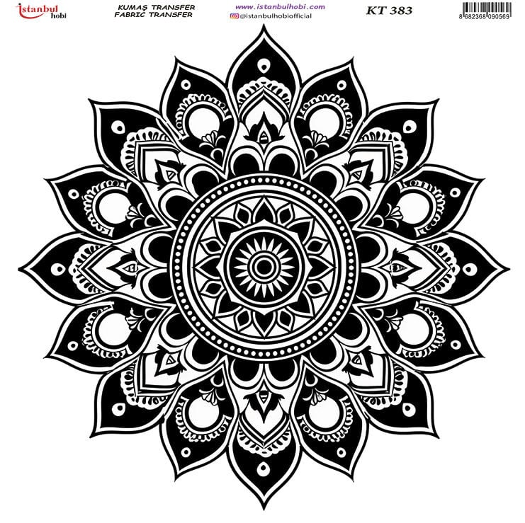 Kumaş Transfer Kağıdı 20x20cm KT-383