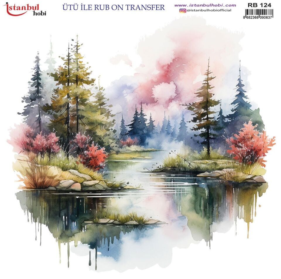 Ütü İle Rub On Transfer 30x30cm RB124