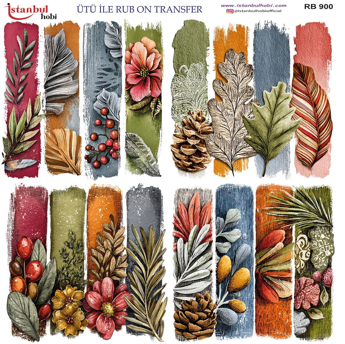 Ütü İle Rub On Transfer 30x30cm RB900