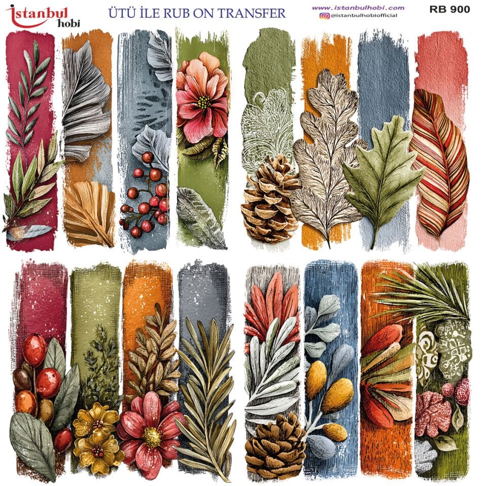 Ütü İle Rub On Transfer 30x30cm RB900
