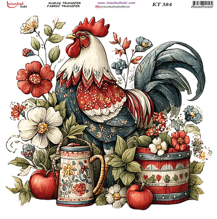 Kumaş Transfer Kağıdı 20x20cm KT-384