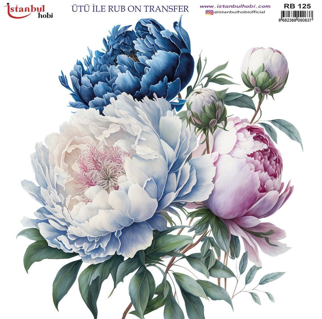 Ütü İle Rub On Transfer 30x30cm RB125