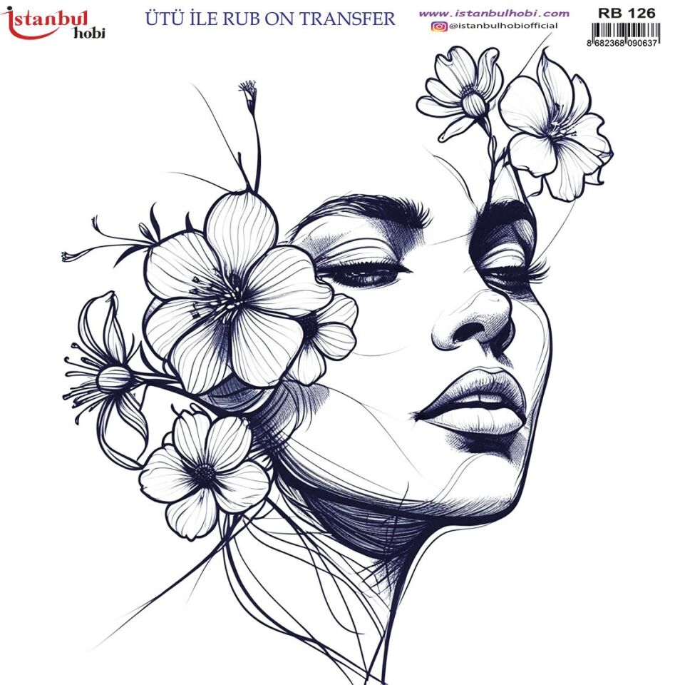 Ütü İle Rub On Transfer 30x30cm RB126