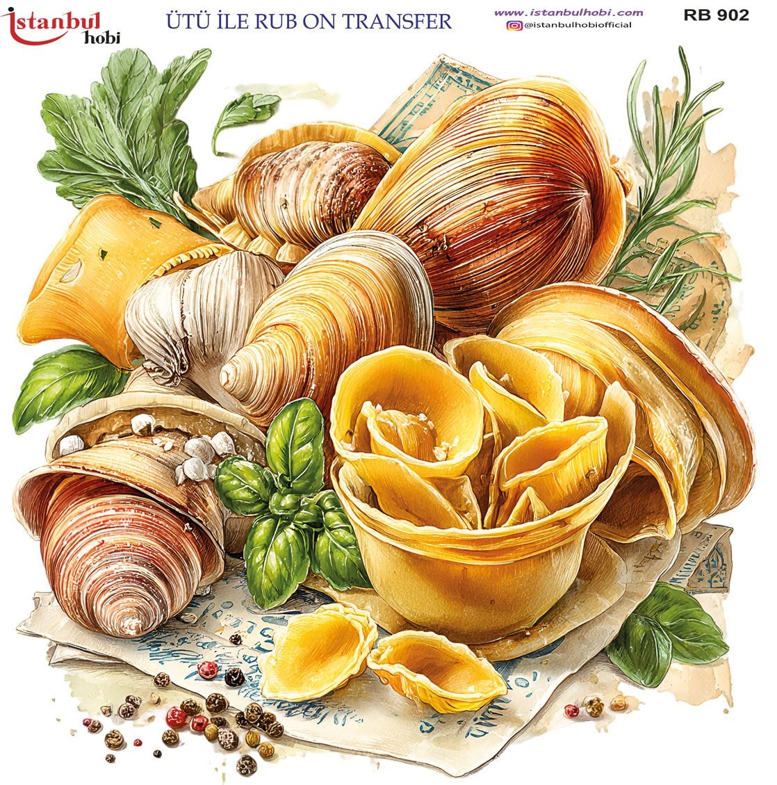 Ütü İle Rub On Transfer 30x30cm RB902