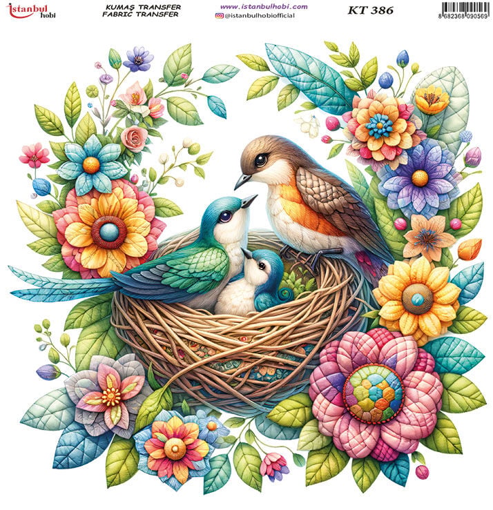 Kumaş Transfer Kağıdı 20x20cm KT-386