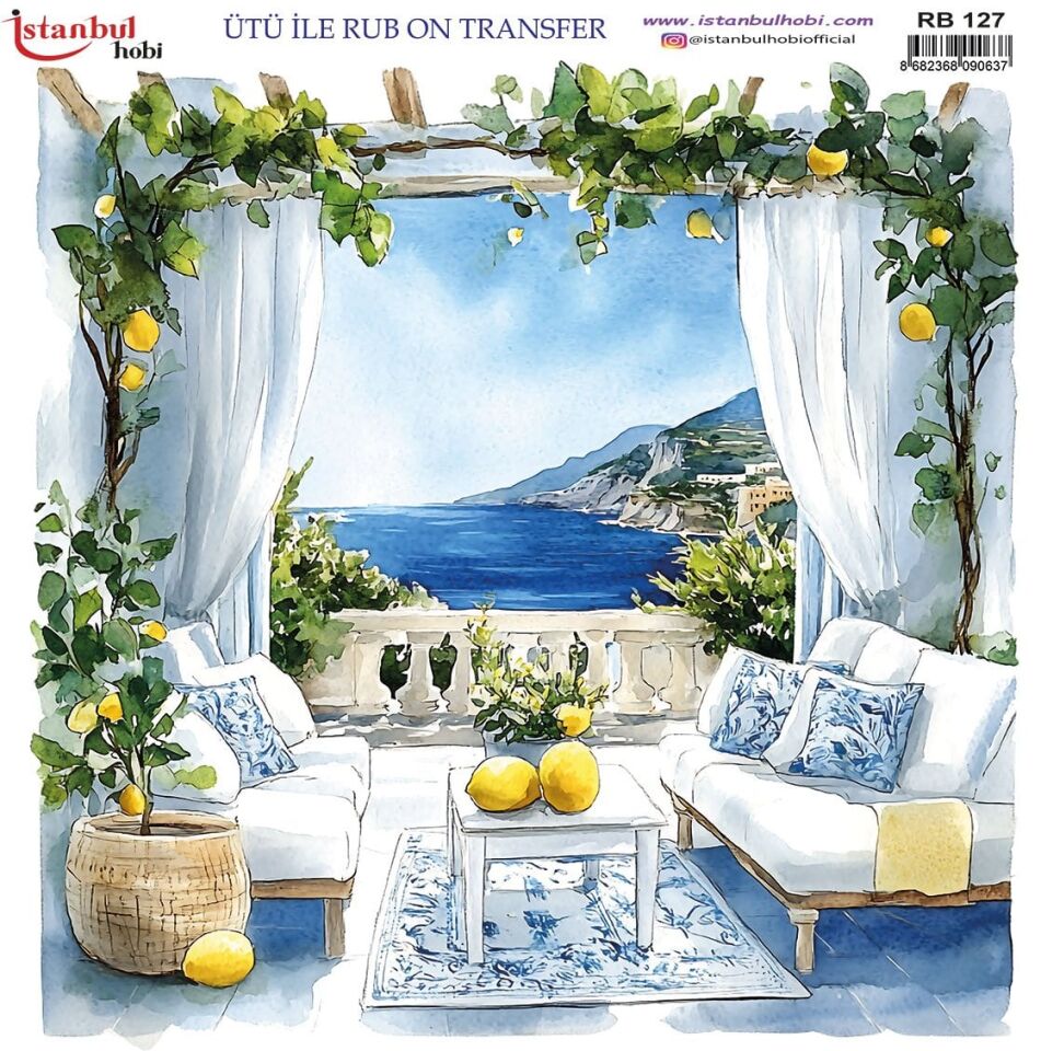 Ütü İle Rub On Transfer 30x30cm RB127