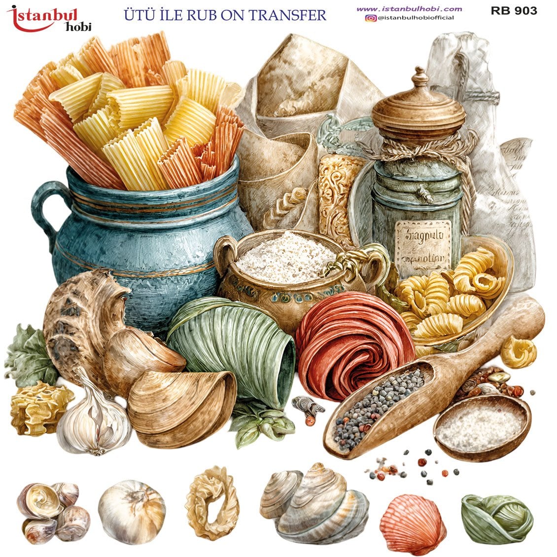 Ütü İle Rub On Transfer 30x30cm RB903