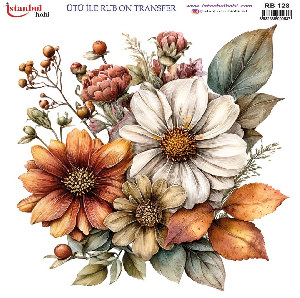 Ütü İle Rub On Transfer 30x30cm RB128