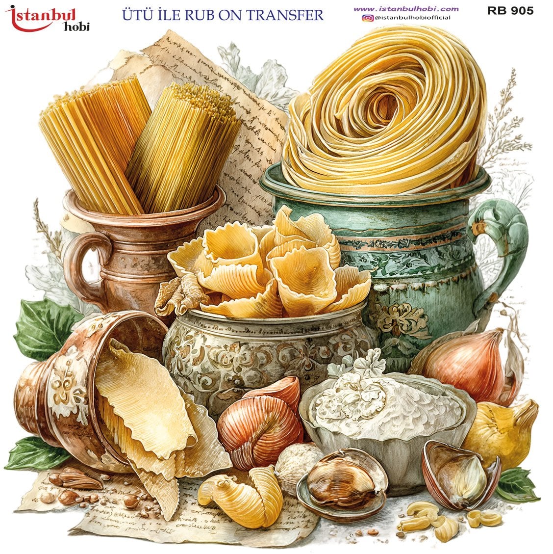 Ütü İle Rub On Transfer 30x30cm RB905