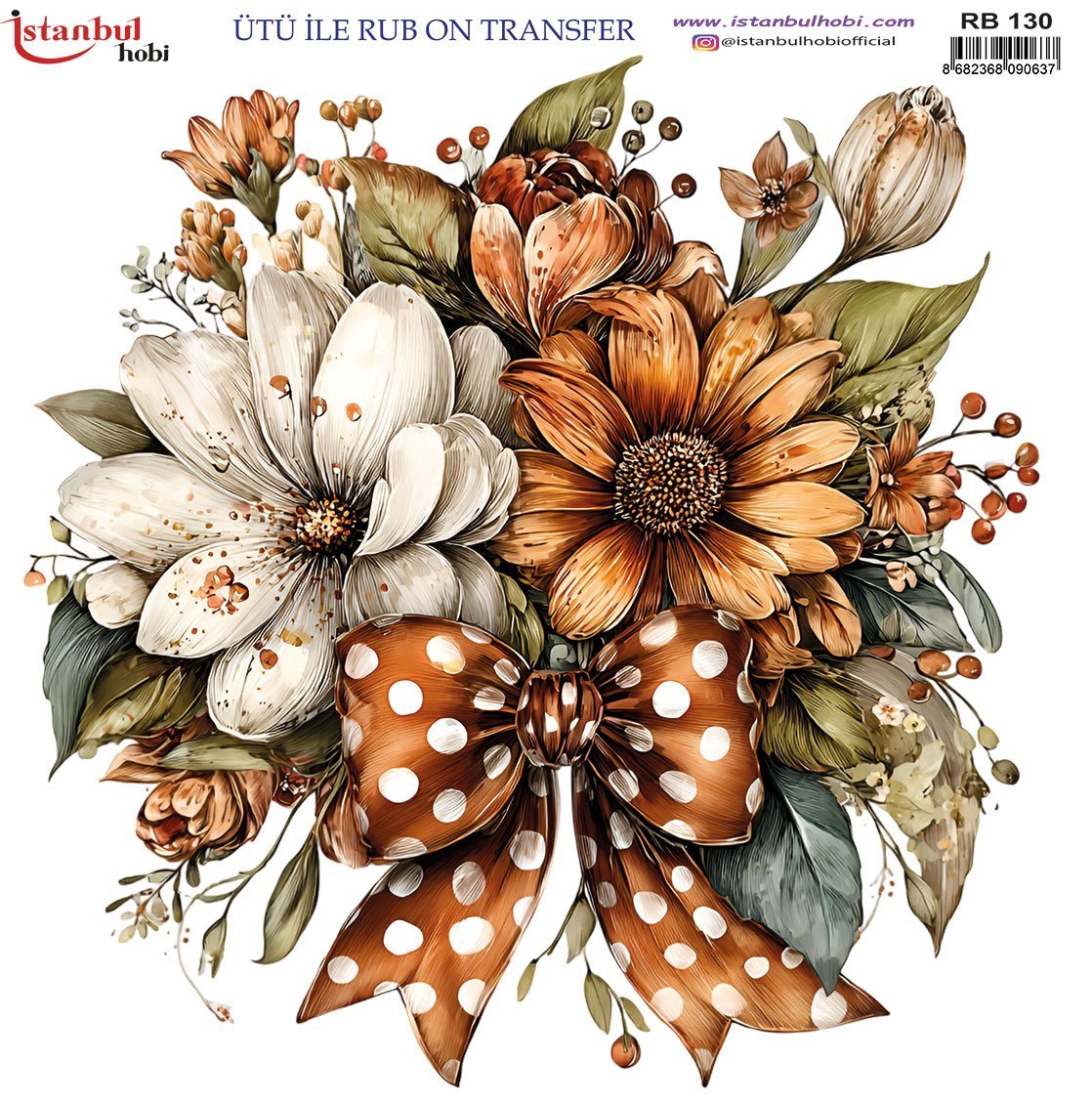 Ütü İle Rub On Transfer 30x30cm RB130