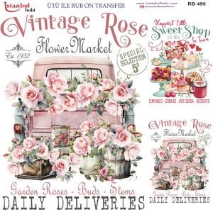 Ütü İle Rub On Transfer 30x30cm RB495