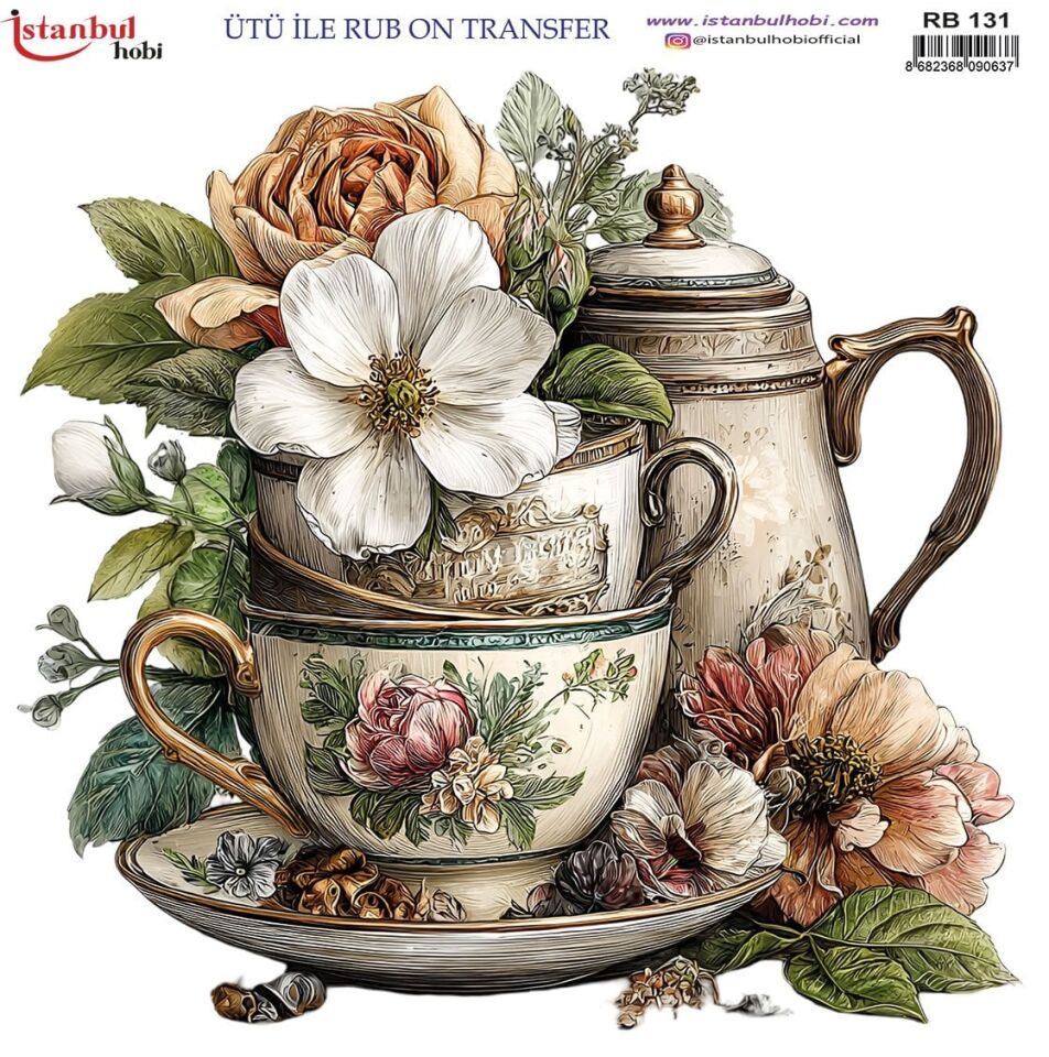 Ütü İle Rub On Transfer 30x30cm RB131