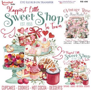 Ütü İle Rub On Transfer 30x30cm RB496