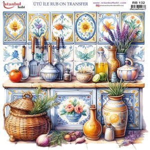 Ütü İle Rub On Transfer 30x30cm RB132