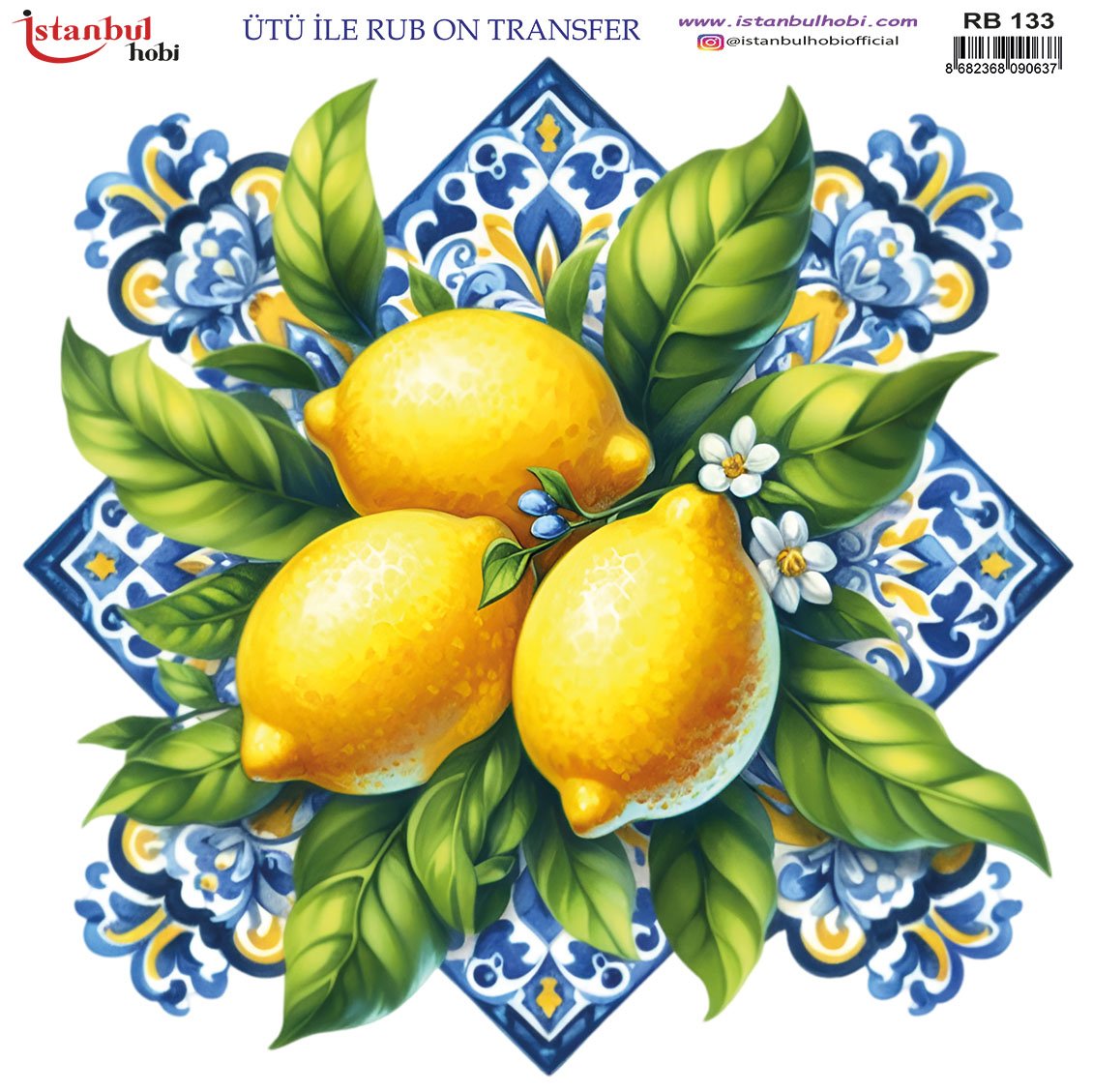 Ütü İle Rub On Transfer 30x30cm RB133