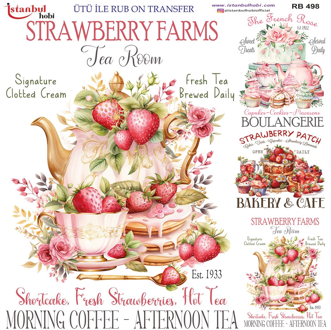 Ütü İle Rub On Transfer 30x30cm RB498