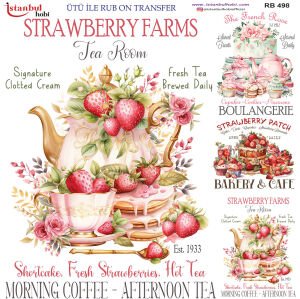 Ütü İle Rub On Transfer 30x30cm RB498