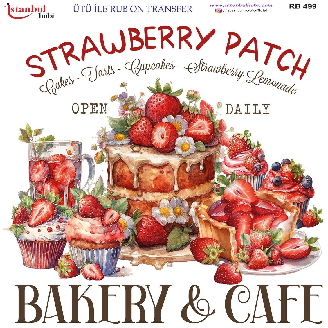 Ütü İle Rub On Transfer 30x30cm RB499