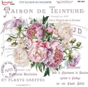 Ütü İle Rub On Transfer 30x30cm RB501