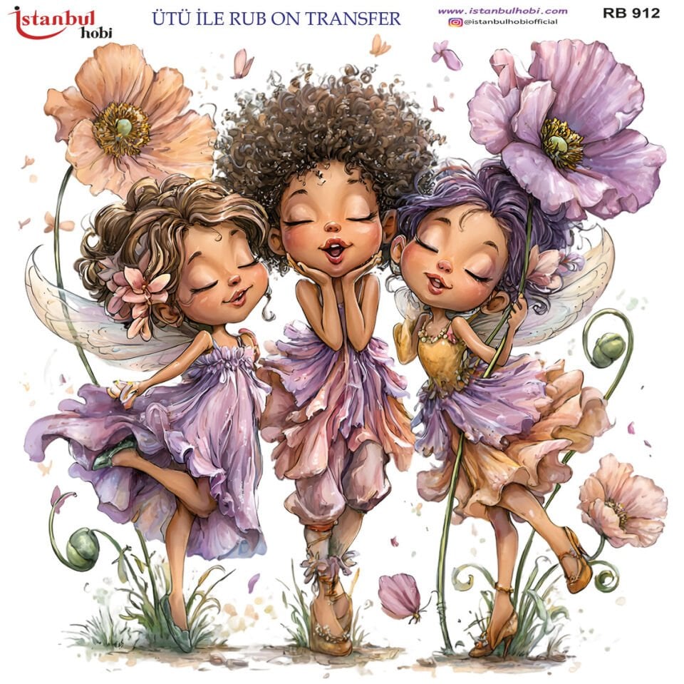 Ütü İle Rub On Transfer 30x30cm RB912