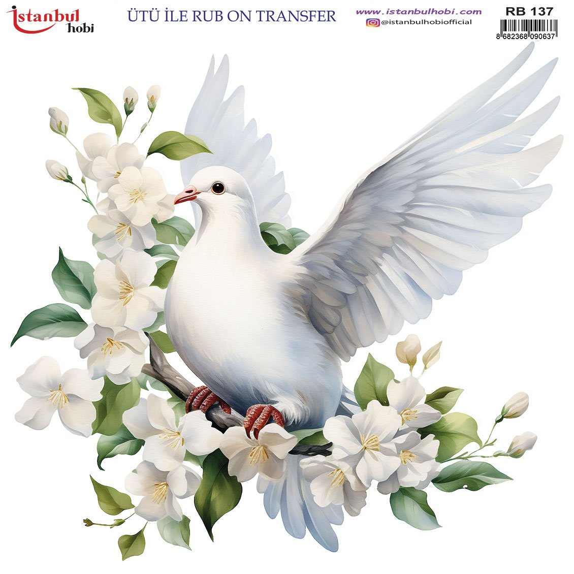 Ütü İle Rub On Transfer 30x30cm RB137