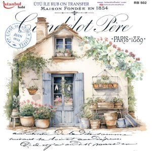 Ütü İle Rub On Transfer 30x30cm RB502