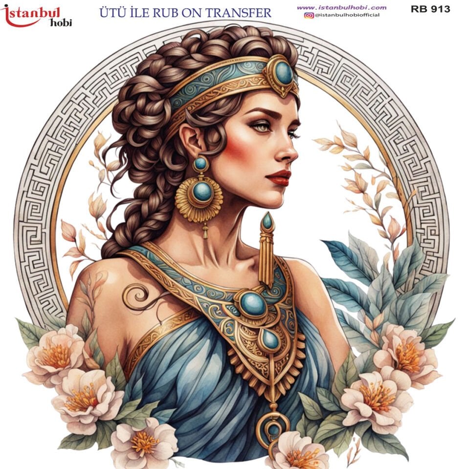 Ütü İle Rub On Transfer 30x30cm RB913