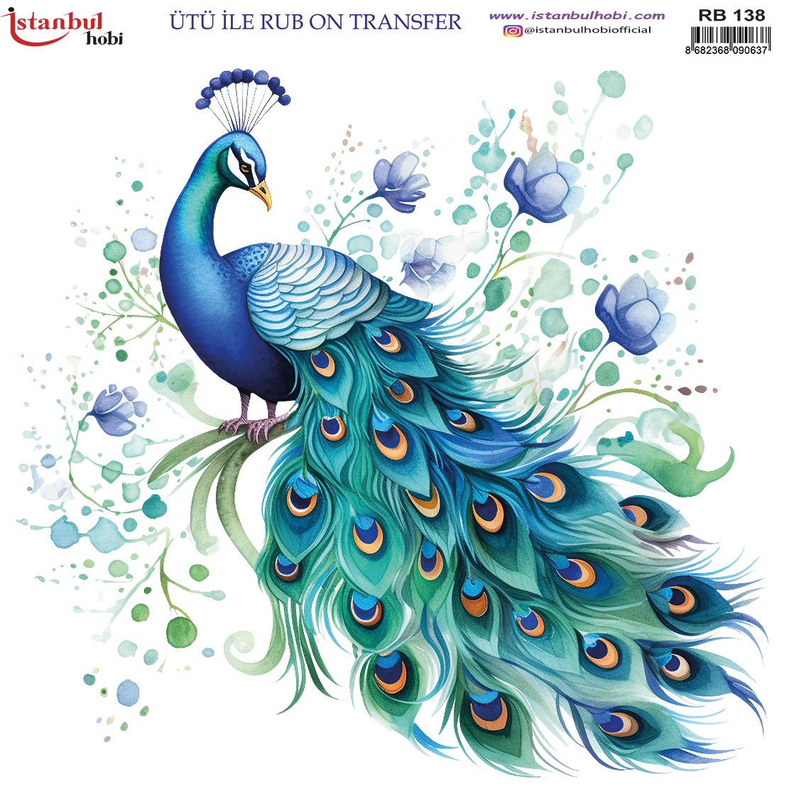 Ütü İle Rub On Transfer 30x30cm RB138