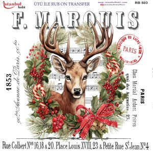 Ütü İle Rub On Transfer 30x30cm RB503