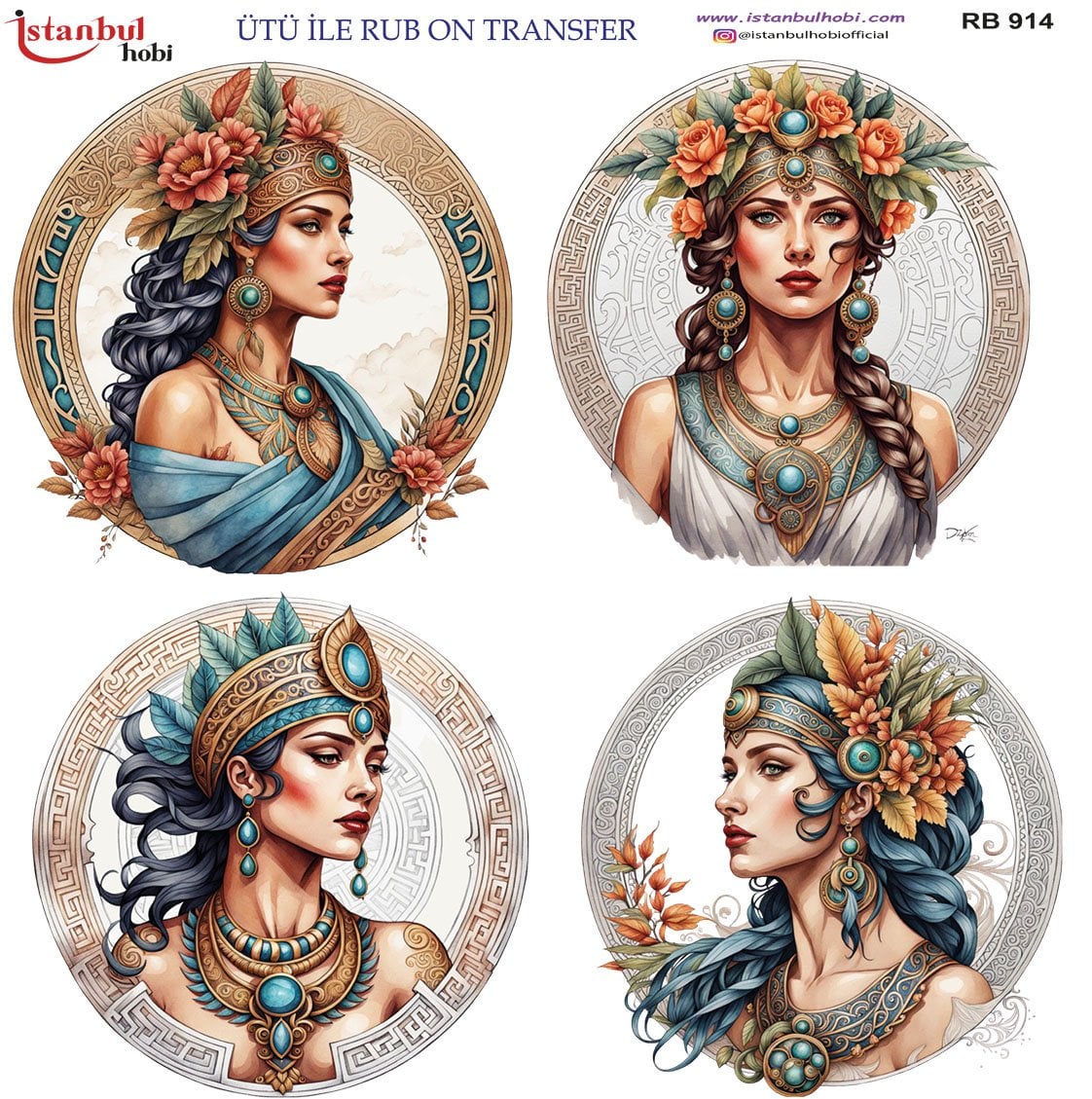 Ütü İle Rub On Transfer 30x30cm RB914
