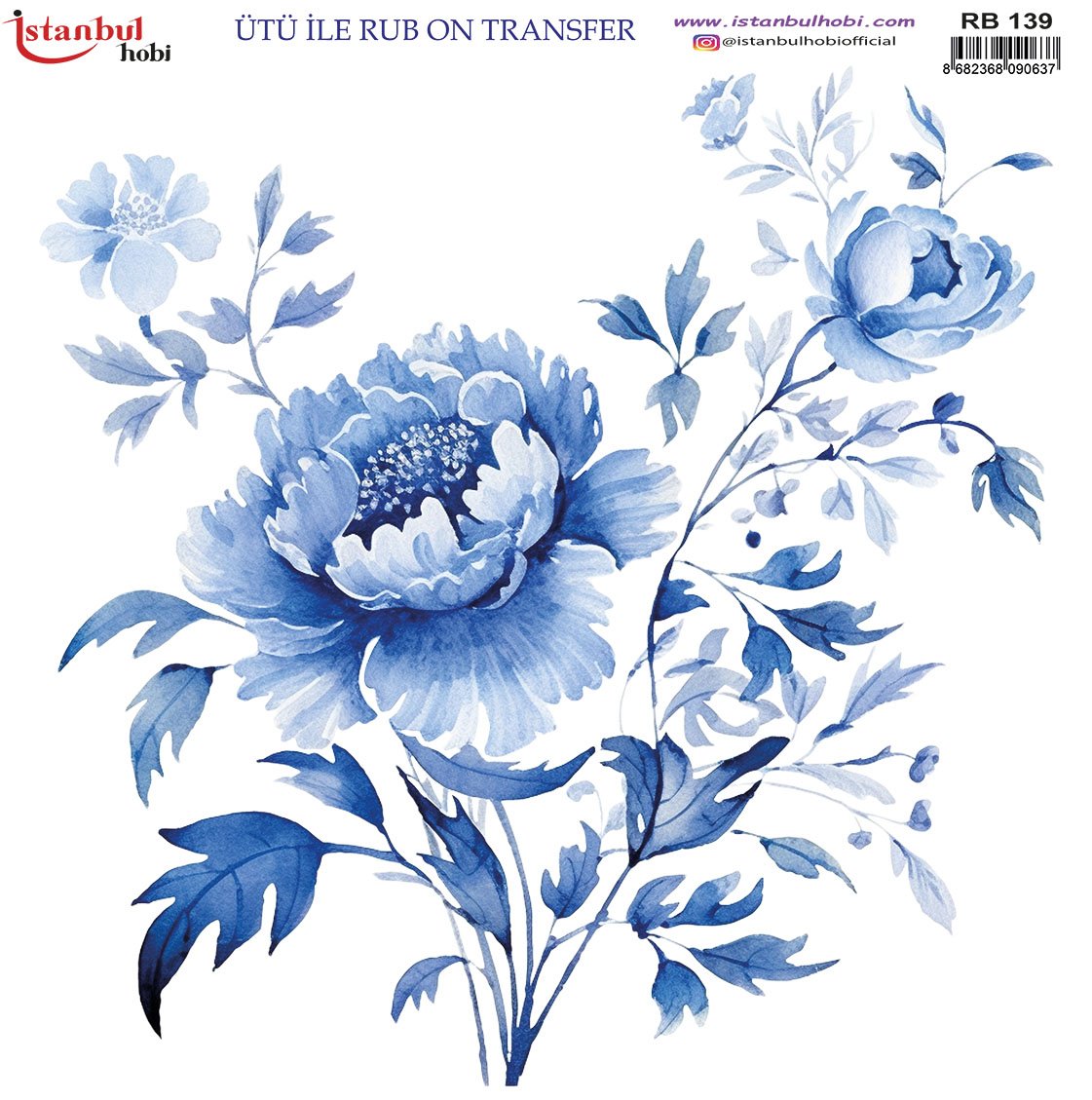 Ütü İle Rub On Transfer 30x30cm RB139