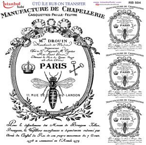 Ütü İle Rub On Transfer 30x30cm RB504