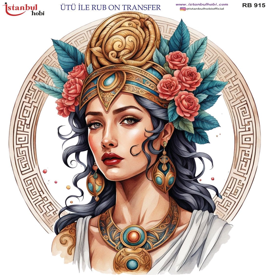 Ütü İle Rub On Transfer 30x30cm RB915