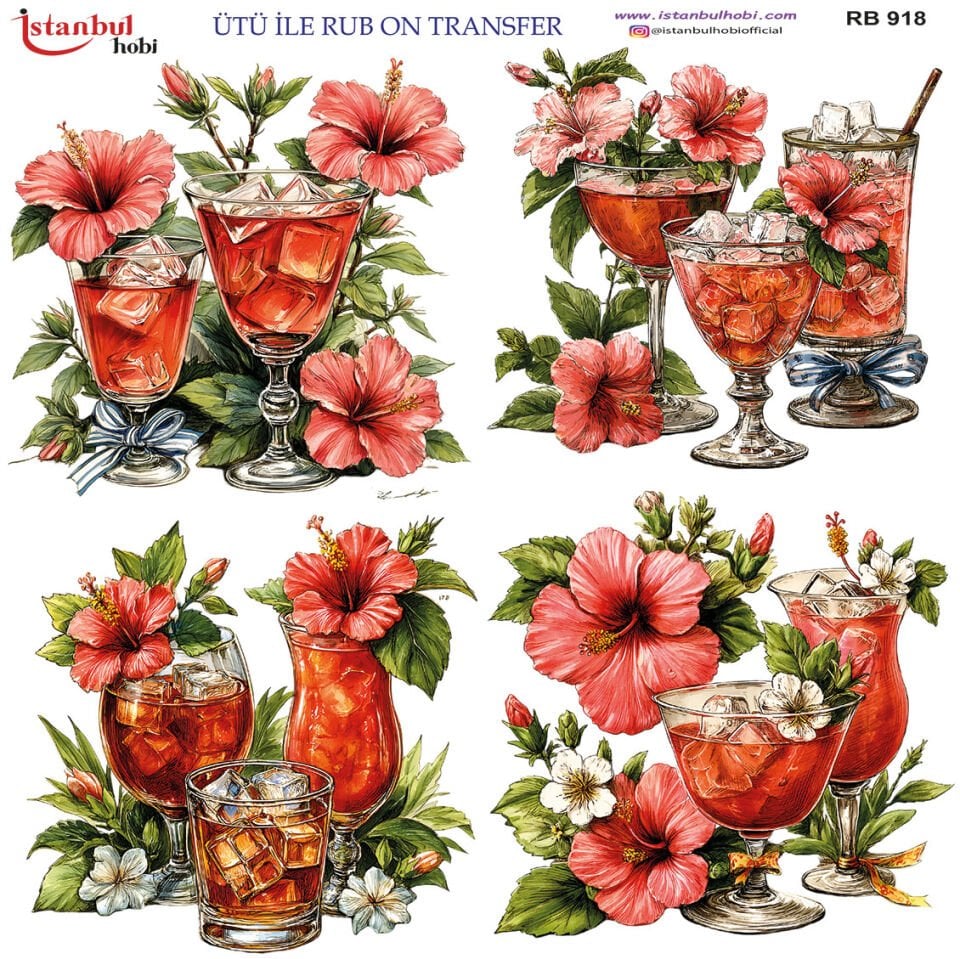 Ütü İle Rub On Transfer 30x30cm RB918